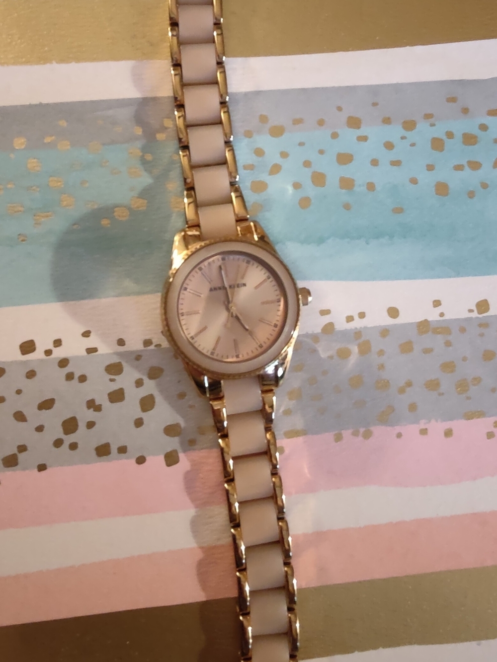 Anne Klein Gold Women's Bracelet Watch